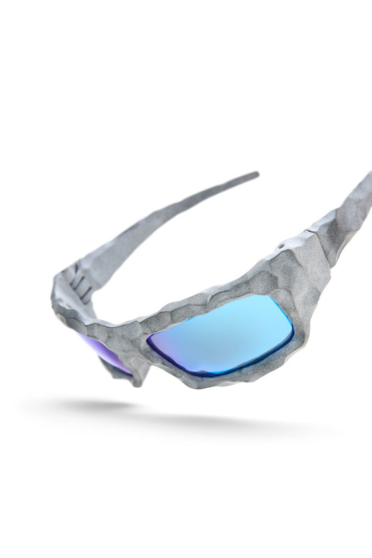 Rock Biters sunglasses 3D-printed in recycled nylon with Oakley Prizm lenses