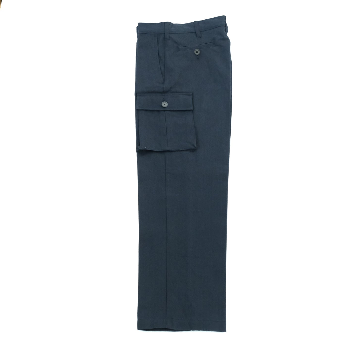 Asymmetrical Cargo Trouser Indigo