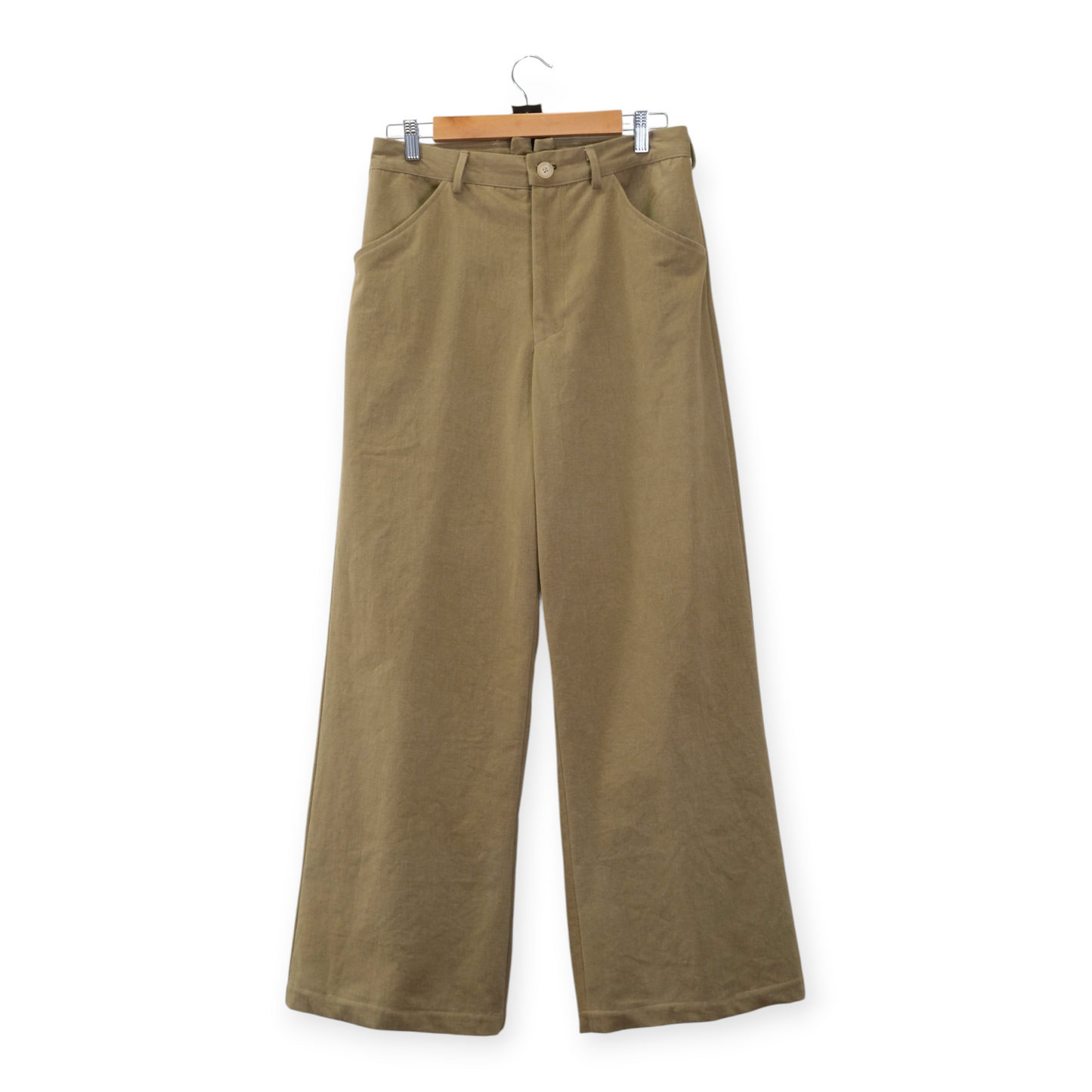 Biege Cotton Trouser