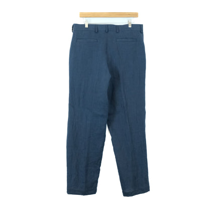 Navy Linen Trouser
