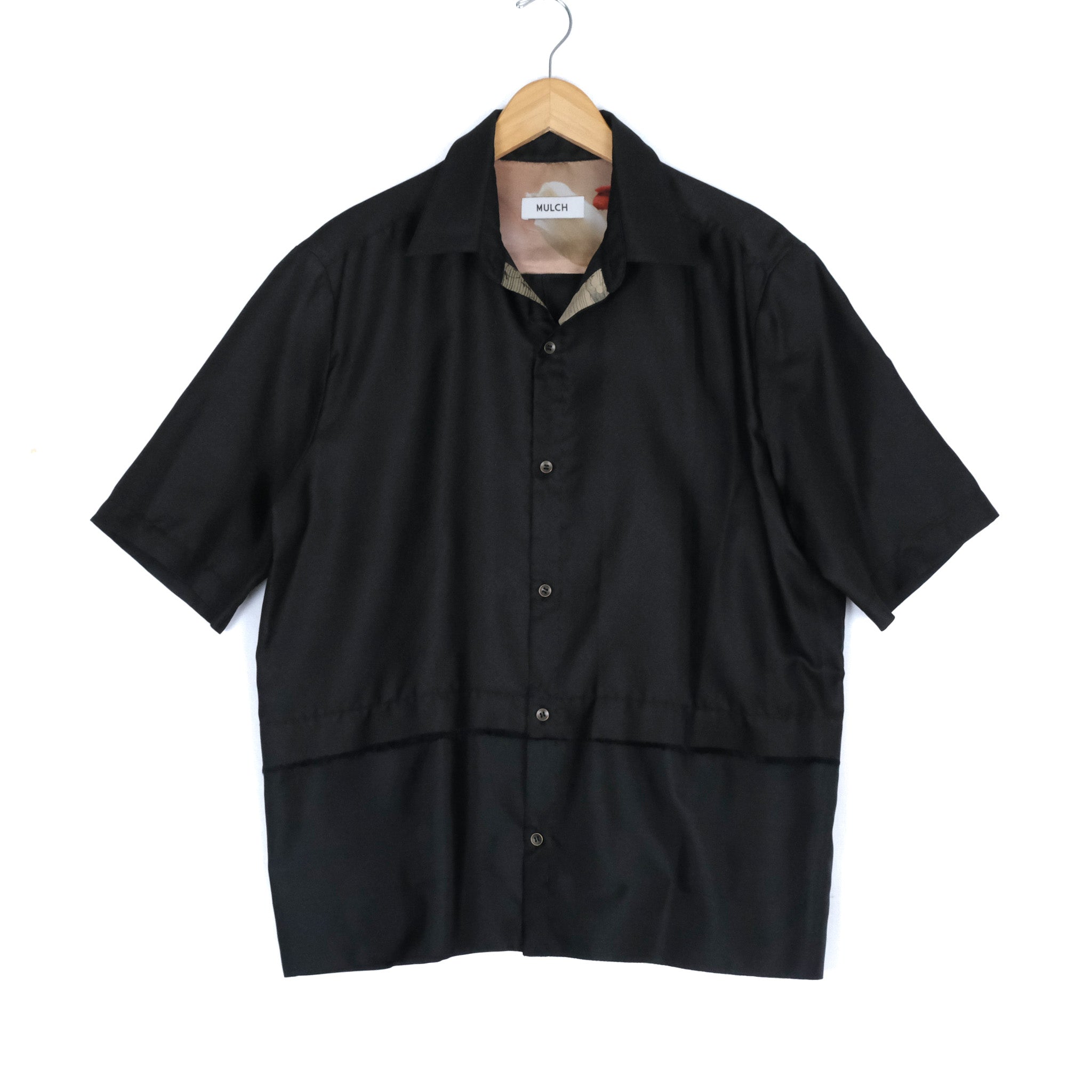 Black Kimono Silk Shirt – mulchcalifornia