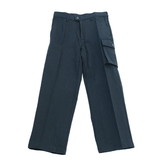 Asymmetrical Cargo Trouser Indigo